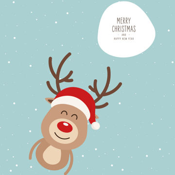 Immagine di Pattern Merry Christmas And A Happy New Year